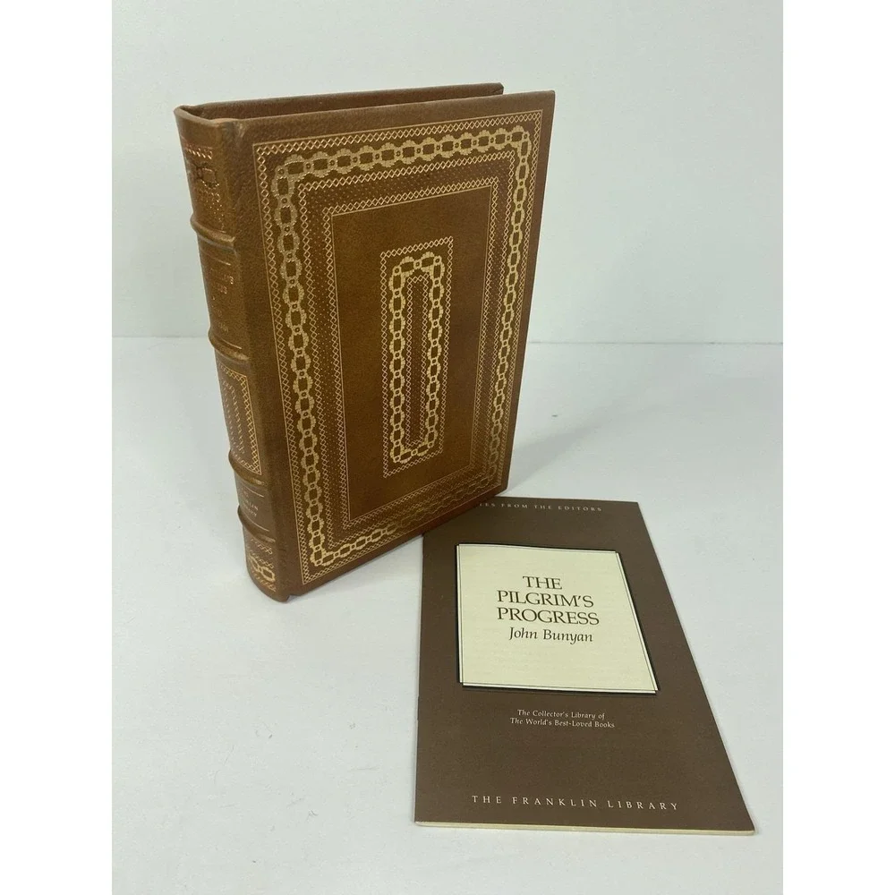 Franklin Library The Pilgrim's‎ Progress John Bunyan Leather Best-Loved Book